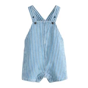 Next Hlače z naramnicami moder denim/bela