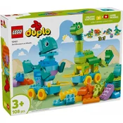 Lego Duplo 3u1 dinosaurusi na tockovima 10451, Uzrast 3+
