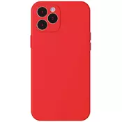 Baseus Liquid Silica Gel Case iPhone 12 Pro (red) (6953156228573)