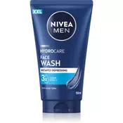 NIVEA MEN Hydrocare vlažilni čistilni gel za moške 150 ml