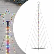 Vidaxl LED božično drevo 789 LED barvita 476 cm