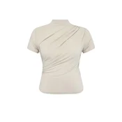 Trendyol Curve Ženska bluza Tbbaw26Af00053, Bež