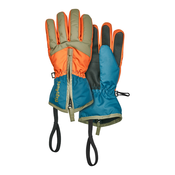 PLAYSHOES Rokavice oliva/petrol/oranžna/črna