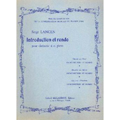 LANCEN:INTRODUCTION ET RONDO,CLARINETTE ET PIANO