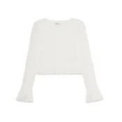 Cropp - Bluza s dezenom - white