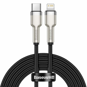 BASEUS CAFULE METAL LIGHTNING CABLE PD20W 200CM BLACK (6953156202108)