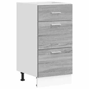 Vidaxl Spodnja omarica “Lyon” Grey Sonoma 40x46x81,5cm