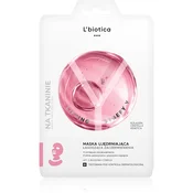 L’biotica Lifting Y Zone lifting in učvrstitvena maska za obraz in dekolte 1 kos