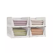 Songmics Set organizatorja omare 43x33x185 cm bela