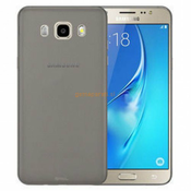 Ultra tanek silikonski ovitek Samsung Galaxy J1 2016 J120 prozorno črn