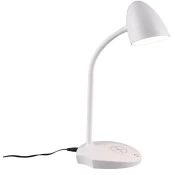 Bela namizna svetilka LED (višina 38 cm) Load - Reality