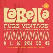 La Bella PV942 Pure Vintage Extra Light 9-42 Strune za električno kitaro