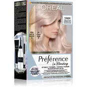 L’Oréal Paris Préférence Le Blonding Toner kislinski toner za nevtralizacijo medeninastih podtonov odtenek 02 Pearl Blonde 1 kos