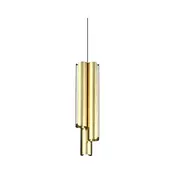 Ideal Lux - LED zatemljiv lestenec na kablu DORICA 3xLED/9W/230V CRI 90 premer 9,5 cm medenina