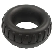 Pulselock Oak - ekstra debel silikonski obroček za penis (črn) - 40 mm