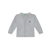 United Colors Of Benetton Pletena jopica 120YG600G Siva Regular Fit
