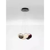 SILENZIO LED LUSTER CRNI/STAKLO 41W IP20 3000K TRIAK PRIGUŠIV NL9190212