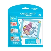 Diamond Dotz: QuickDotz komplet za ustvarjanje slik 13 x 13 cm - morska deklica