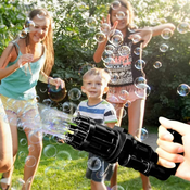 Zaparevrov Pištola za pihanje mehurčkov Bubble gun, črna