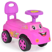 Auto na guranje Moni Toys - Keep Riding, ružičasti