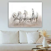 Wallity Dekorativna slika na platnu, 70x100cm, Šarena
