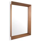Casa Padrino luxury wall mirror brass 100 x 10 x H. 100 cm - Square stainless steel mirror - Living room mirror - Bedroom mirror - Wardrobe mirror - Luxury furniture - Luxury interior