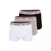 Reebok Športne spodnjice Ovett pegasto siva/črna/bela