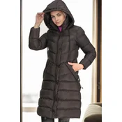 Z9719 DEWBERRY WOMENS COAT-BLACK