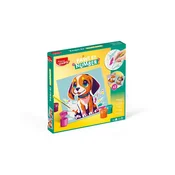Maped Maped Set Barvanje Po Številkah Kužek