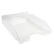 Plastična ladica za dokumente, A4+, EXACOMPTA Office, prozirna 12323D