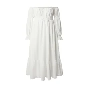CITA MAASS Poletna obleka Broderie Anglaise  bela