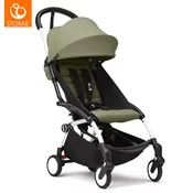 stokke yoyo3 otroški voziček 6+ olive (white frame)