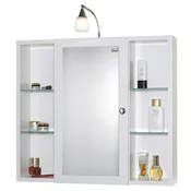 Sieper Omarica z ogledalom Latina 72 cm x 78 cm x 17 cm Bela