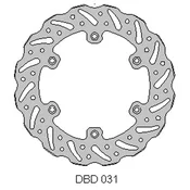 shumee Zavorni disk Delta ZADNJI Yamaha WR 125 92-00, YZ 125 90-00, WR/YZ 250 90-00, WRF/YZF 400/426 98-00, val (220X115X4MM) (6X6,5MM) (NG422)