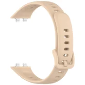 Silikonski pas Techsuit W081 za Huawei Band 11/Band 11 Pro - bež