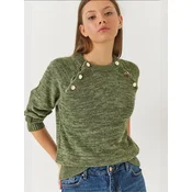 Bianco Lucci Pulover Pullover kaki