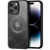 DUX DUCIS Aimo Mag – oklopna maska, združljiva z MagSafe za Apple iPhone 15 Pro Max črna