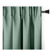 Svetlo zelena zatemnitvena izolacijska zavesa 140x270 cm Pleat – Restilo