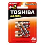 Baterija Toshiba AAA Alkaline 4+2