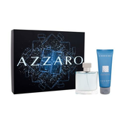 Azzaro Chrome Set toaletna voda 50 ml + gel za prhanje 75 ml za moške