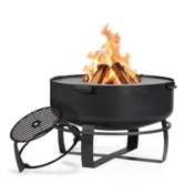 Cook King Vrtno kurišče VIKING XXL - 80 cm + žar plošča + rešetka