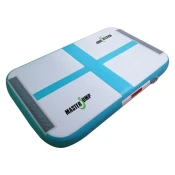 Master Airboard odskocna daska 60 x 100 x 10 cm - sivo - teal