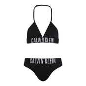 Calvin Klein Swimwear Bikini svetlo siva/črna