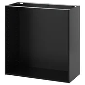 METOD Okvir podnog ormarica, Crnosiva, 80x37x80 cm
