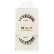 Bloom Natural trepavice od prirodne kose za lijepljenje No. 415 (Black) 1 cm