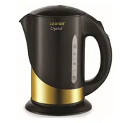 Zelmer ZCK7630 Crystal Gold električno kuhalo za vodo 1,7 L – 2200 W, 360° baza, črno-zlato