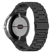 Silikonski pas Techsuit W010 za Google Pixel Watch 4 45mm - črn