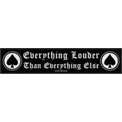 Motörhead Everything Louder Našitek za šivanje 200 x 50 mm