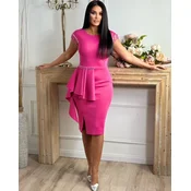 Squareonline Ženska haljina Pink Elegance, Roze