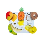 Just Jigsaws 152 Olupi in razreži pridelke 3 - 6 kosov Lesena deska Puzzle